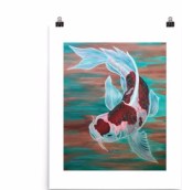 Koi Fish Print